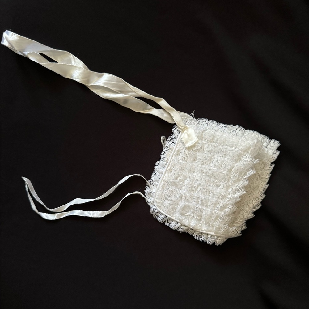 Vintage Union Made Lace Bonnet